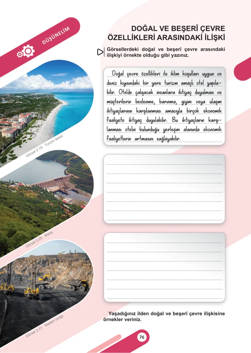 6. Sınıf Sosyal Bilgiler Ders Kitabı Cevapları Meb Yayınları 1. Kitap Sayfa 76