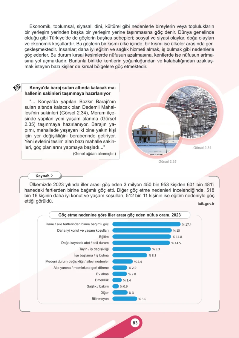 6. Sınıf Sosyal Bilgiler Ders Kitabı Cevapları Meb Yayınları 1. Kitap Sayfa 83