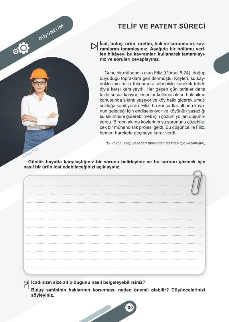 6. Sınıf Sosyal Bilgiler Ders Kitabı Cevapları Meb Yayınları 2. Kitap Sayfa 100