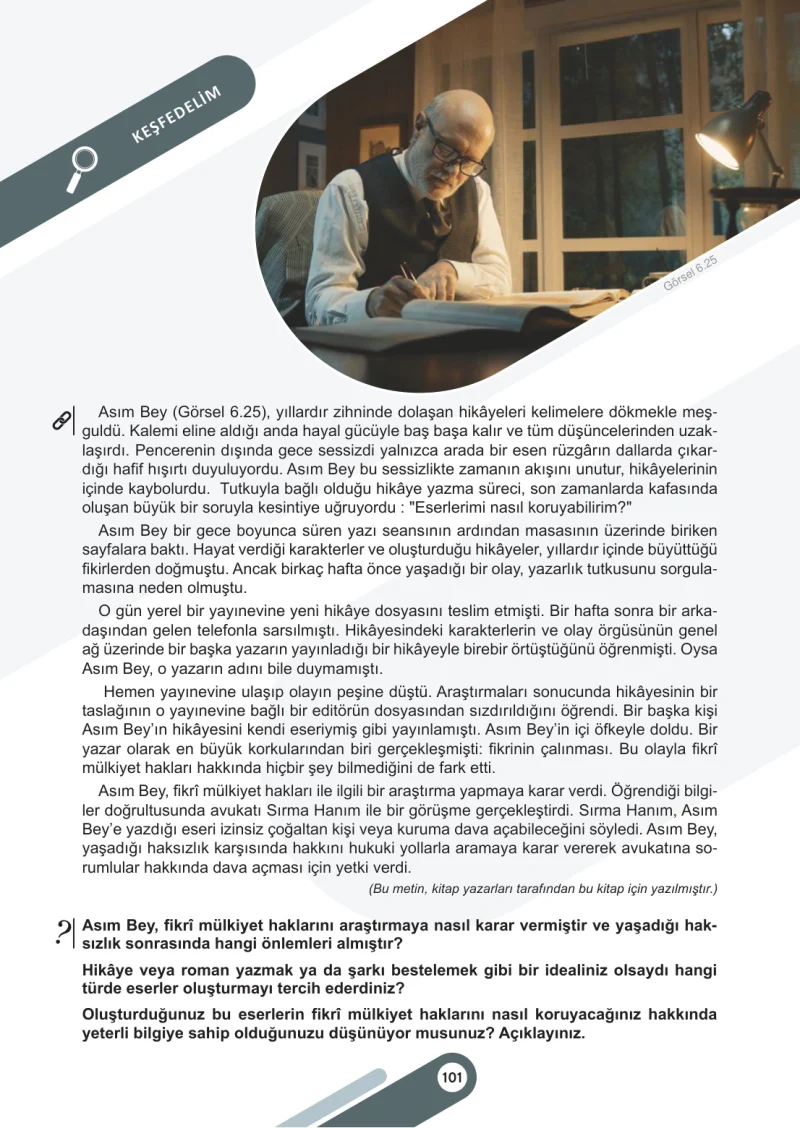 6. Sınıf Sosyal Bilgiler Ders Kitabı Cevapları Meb Yayınları 2. Kitap Sayfa 101