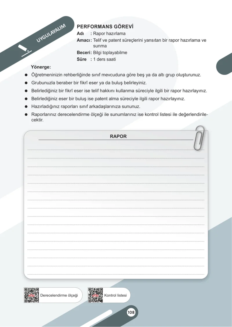 6. Sınıf Sosyal Bilgiler Ders Kitabı Cevapları Meb Yayınları 2. Kitap Sayfa 108