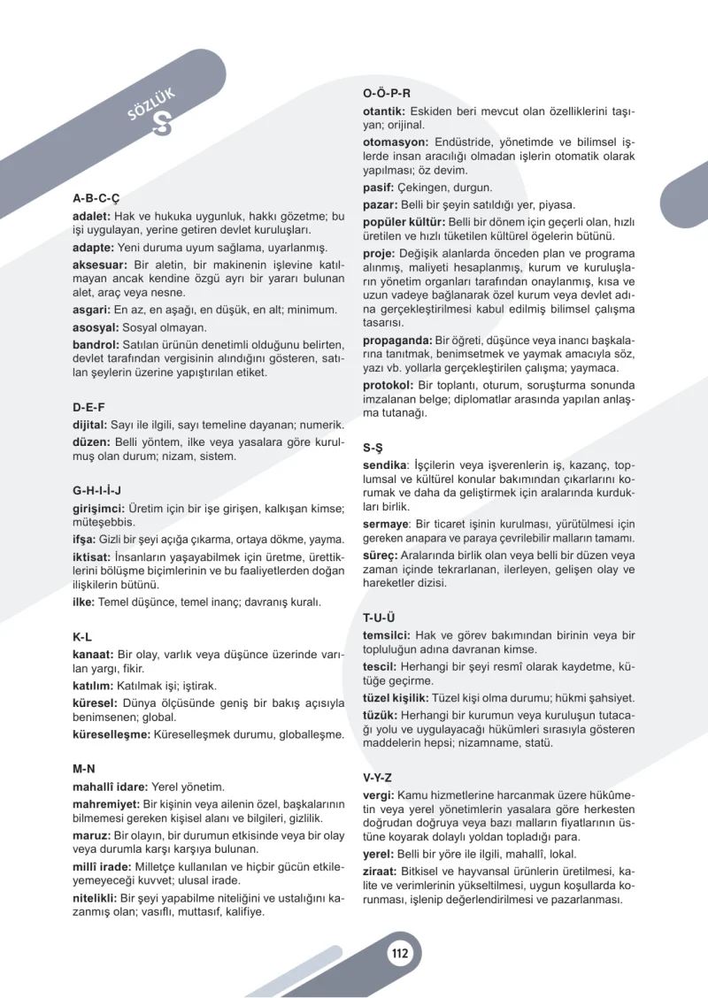 6. Sınıf Sosyal Bilgiler Ders Kitabı Cevapları Meb Yayınları 2. Kitap Sayfa 112