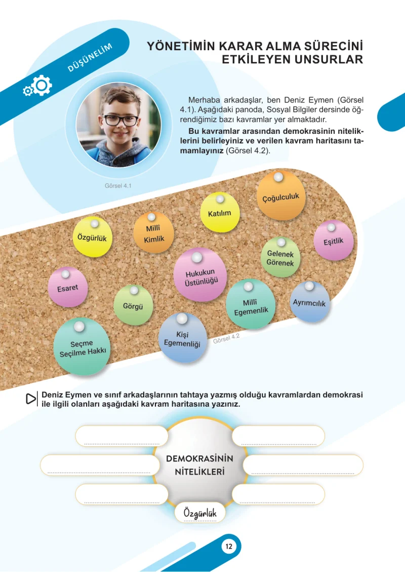 6. Sınıf Sosyal Bilgiler Ders Kitabı Cevapları Meb Yayınları 2. Kitap Sayfa 12