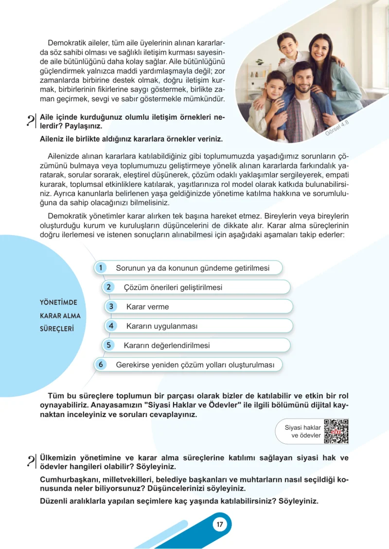 6. Sınıf Sosyal Bilgiler Ders Kitabı Cevapları Meb Yayınları 2. Kitap Sayfa 17