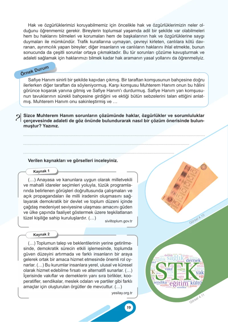 6. Sınıf Sosyal Bilgiler Ders Kitabı Cevapları Meb Yayınları 2. Kitap Sayfa 19
