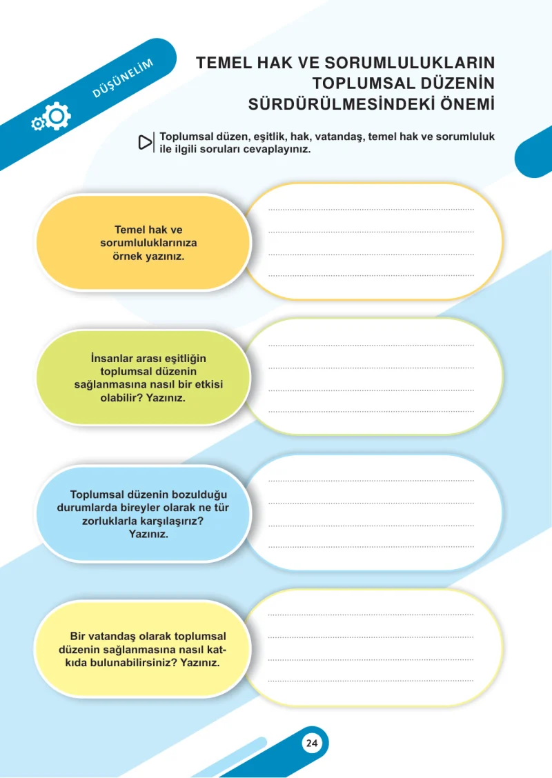 6. Sınıf Sosyal Bilgiler Ders Kitabı Cevapları Meb Yayınları 2. Kitap Sayfa 24