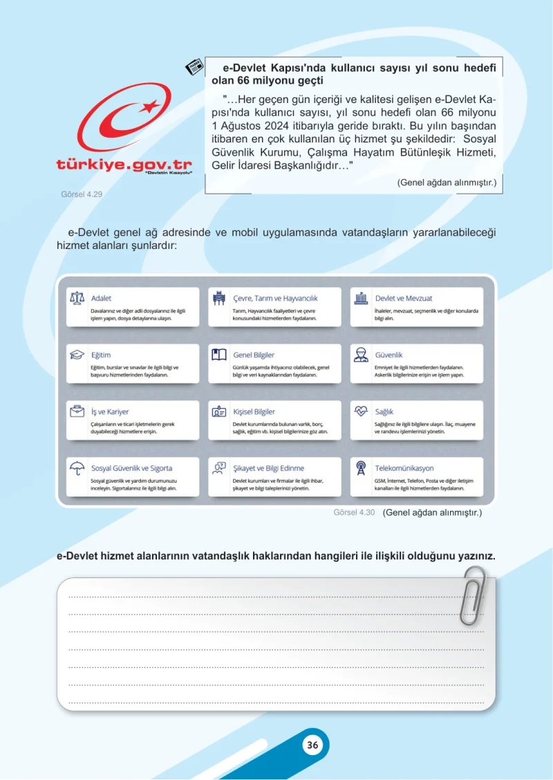 6. Sınıf Sosyal Bilgiler Ders Kitabı Cevapları Meb Yayınları 2. Kitap Sayfa 36