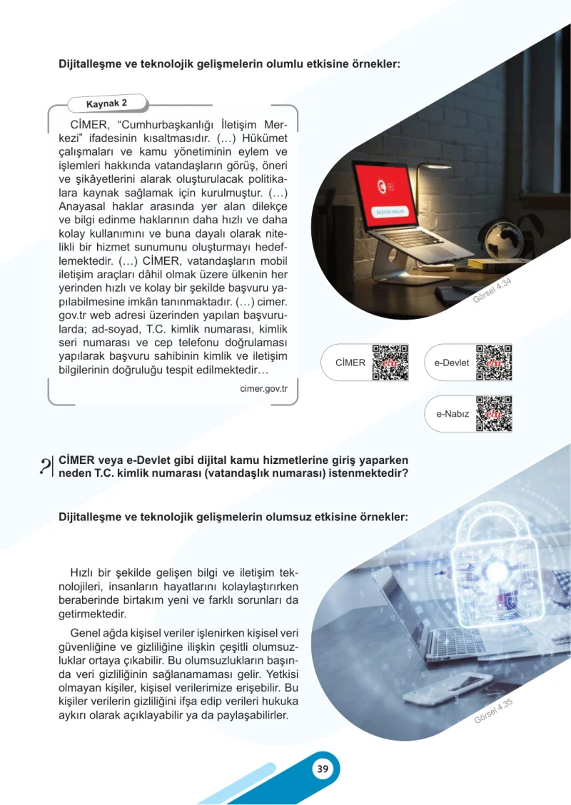 6. Sınıf Sosyal Bilgiler Ders Kitabı Cevapları Meb Yayınları 2. Kitap Sayfa 39