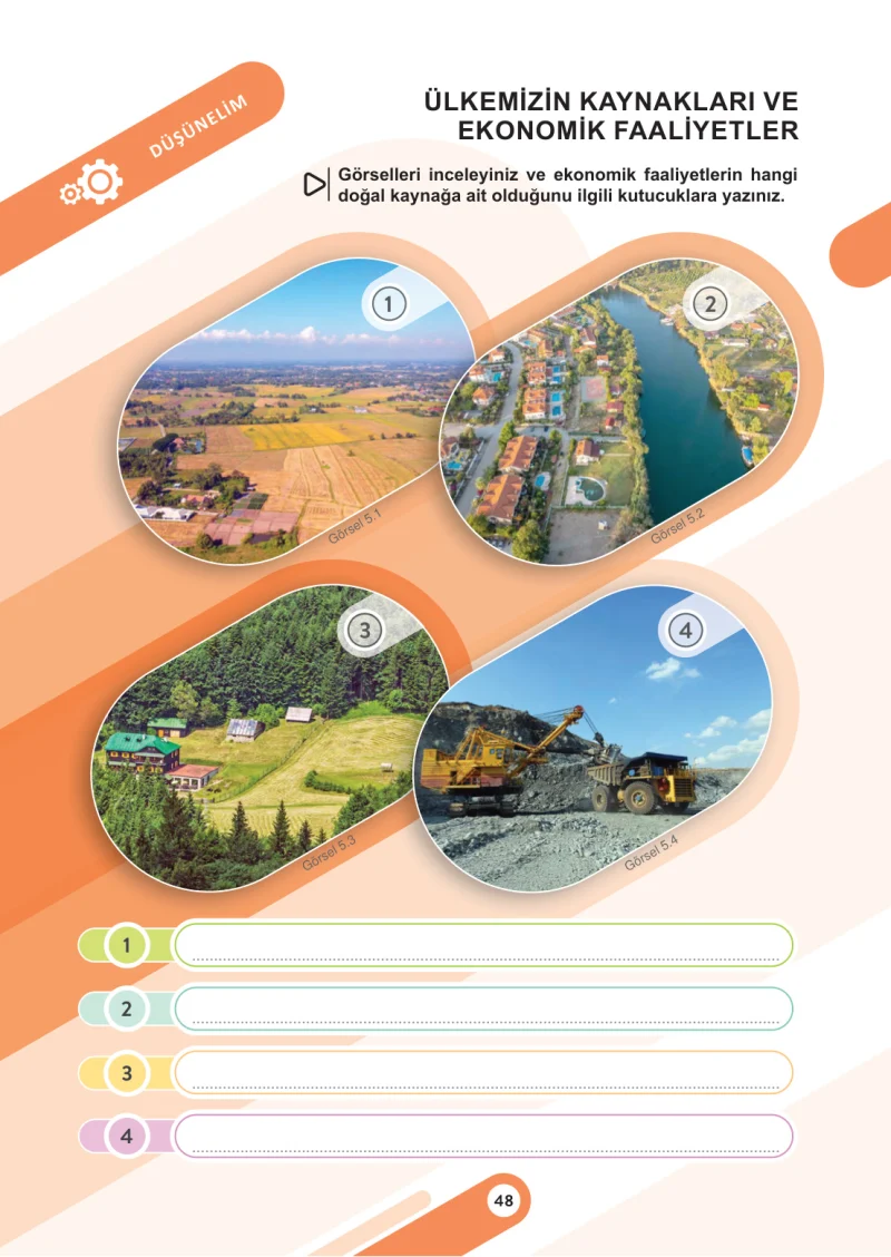 6. Sınıf Sosyal Bilgiler Ders Kitabı Cevapları Meb Yayınları 2. Kitap Sayfa 48