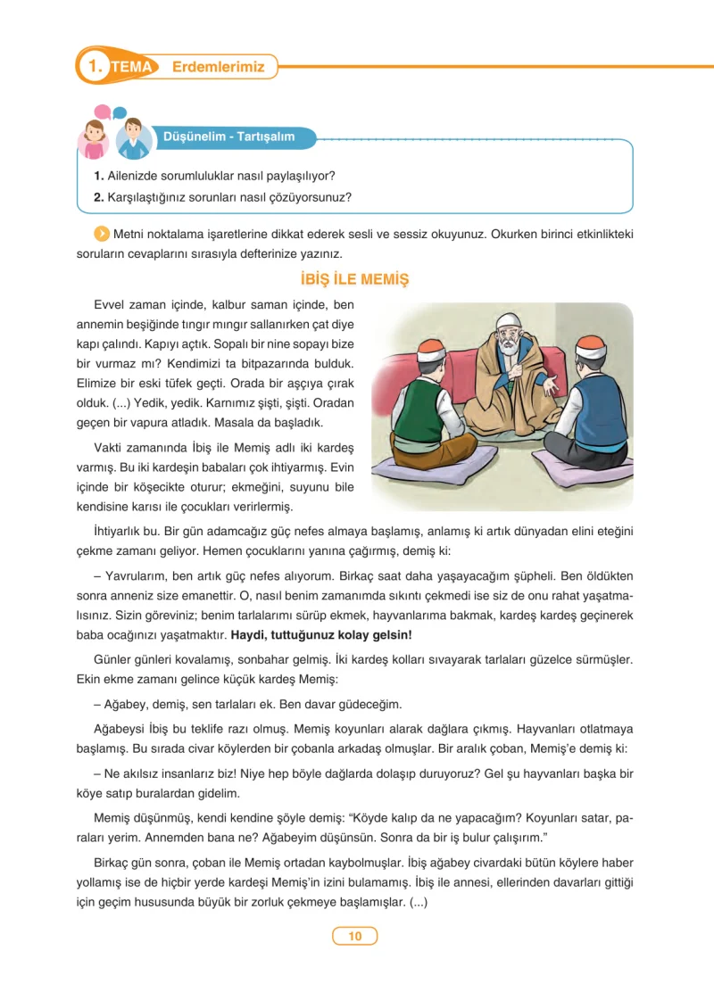 6. Sınıf Türkçe Ders Kitabı Cevapları Anka Yayınları Sayfa 10