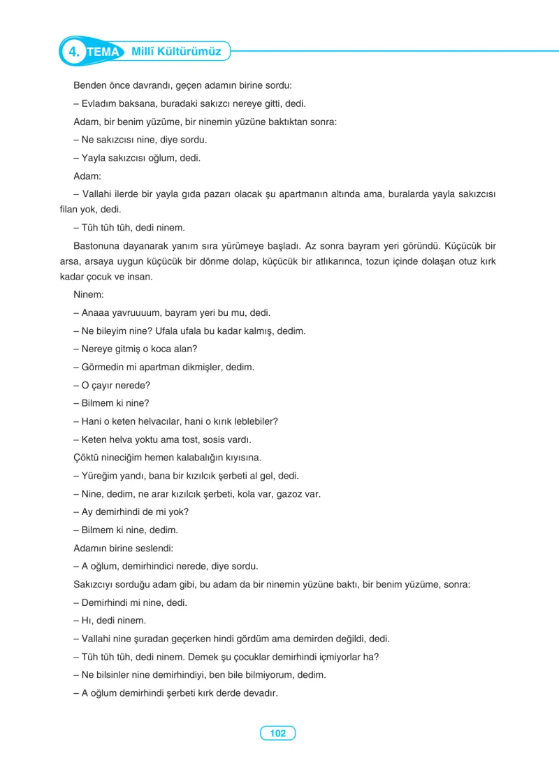 6. Sınıf Türkçe Ders Kitabı Cevapları Anka Yayınları Sayfa 102