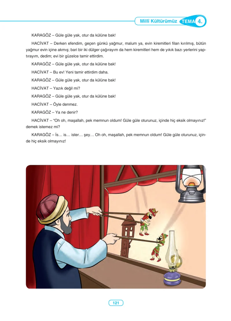6. Sınıf Türkçe Ders Kitabı Cevapları Anka Yayınları Sayfa 121