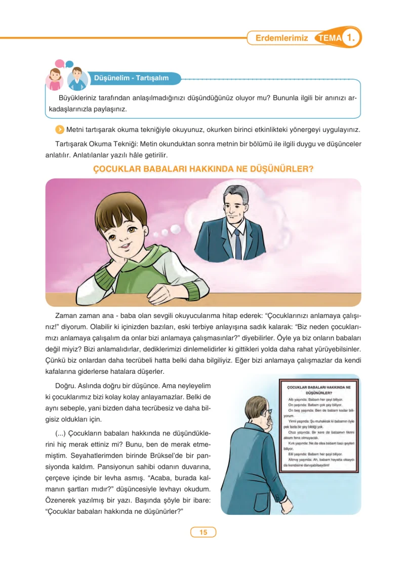 6. Sınıf Türkçe Ders Kitabı Cevapları Anka Yayınları Sayfa 15