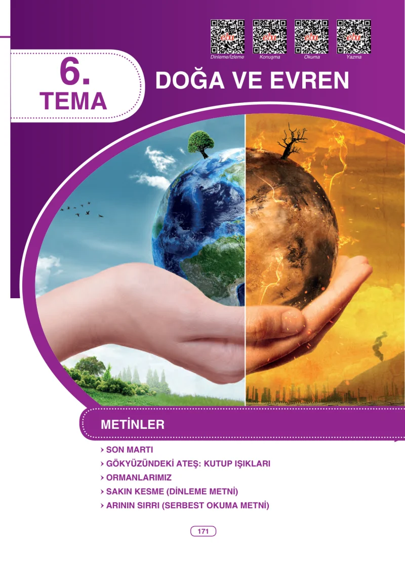 6. Sınıf Türkçe Ders Kitabı Cevapları Anka Yayınları Sayfa 171