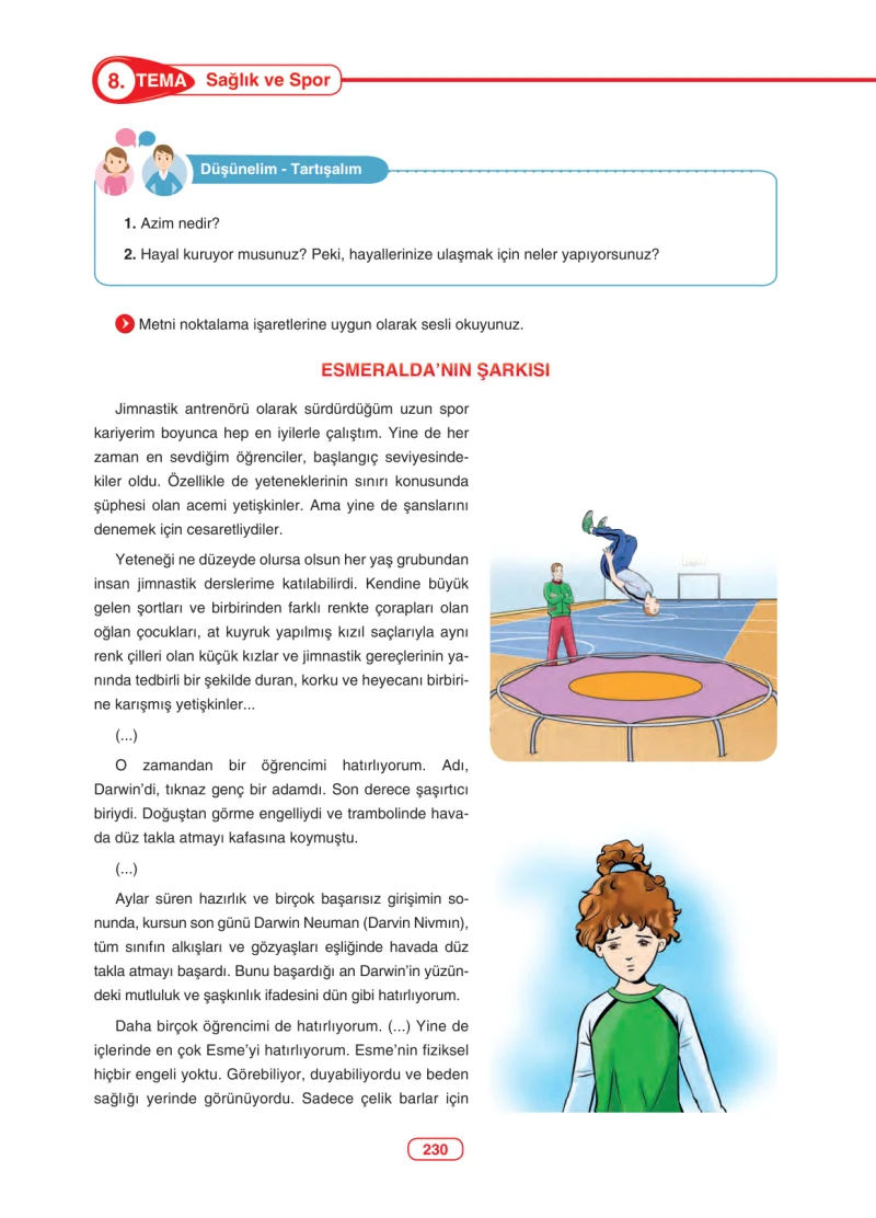 6. Sınıf Türkçe Ders Kitabı Cevapları Anka Yayınları Sayfa 230