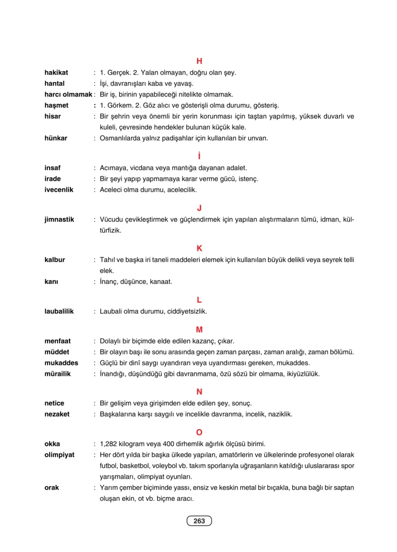 6. Sınıf Türkçe Ders Kitabı Cevapları Anka Yayınları Sayfa 263