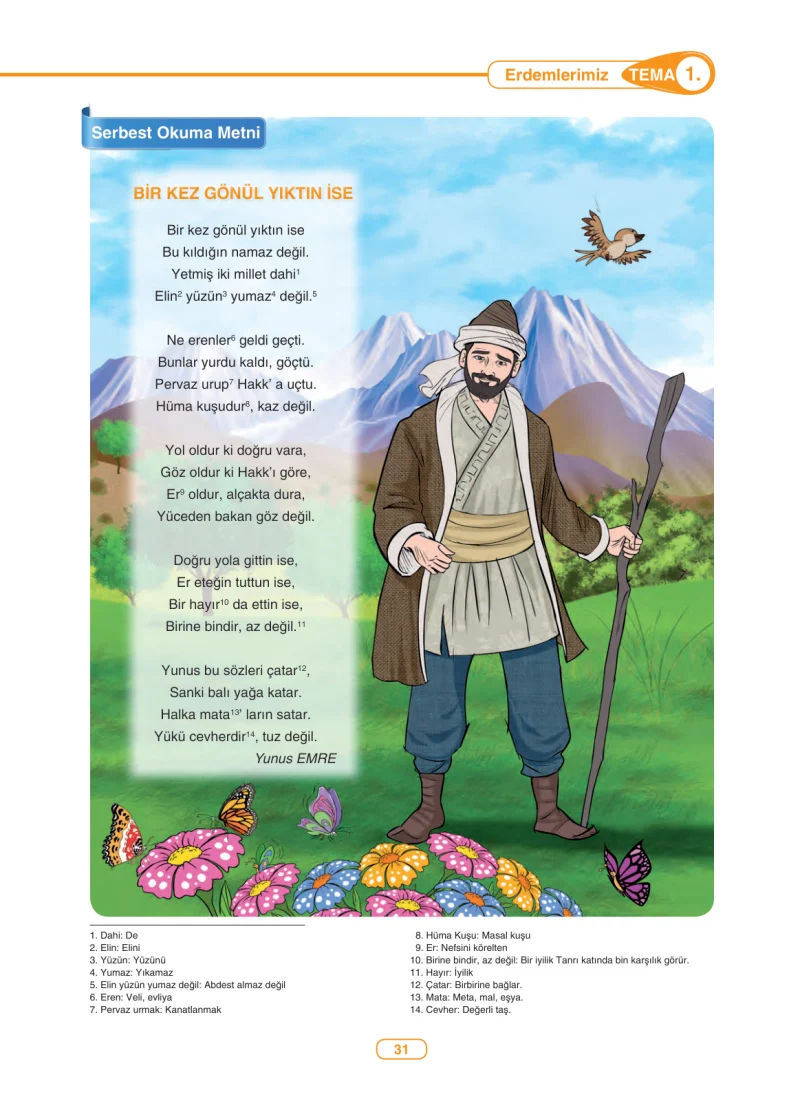 6. Sınıf Türkçe Ders Kitabı Cevapları Anka Yayınları Sayfa 31