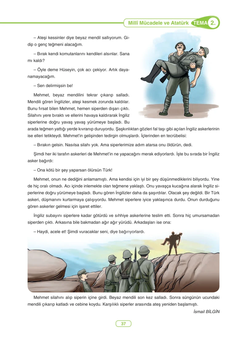 6. Sınıf Türkçe Ders Kitabı Cevapları Anka Yayınları Sayfa 37