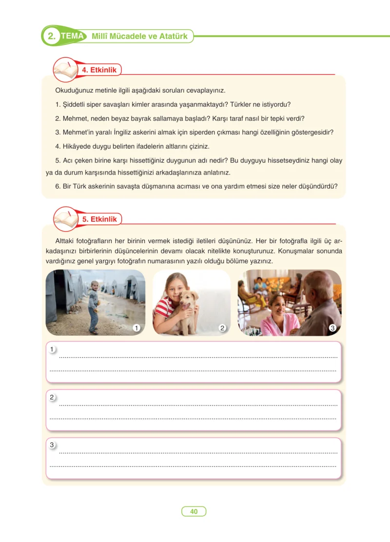 6. Sınıf Türkçe Ders Kitabı Cevapları Anka Yayınları Sayfa 40