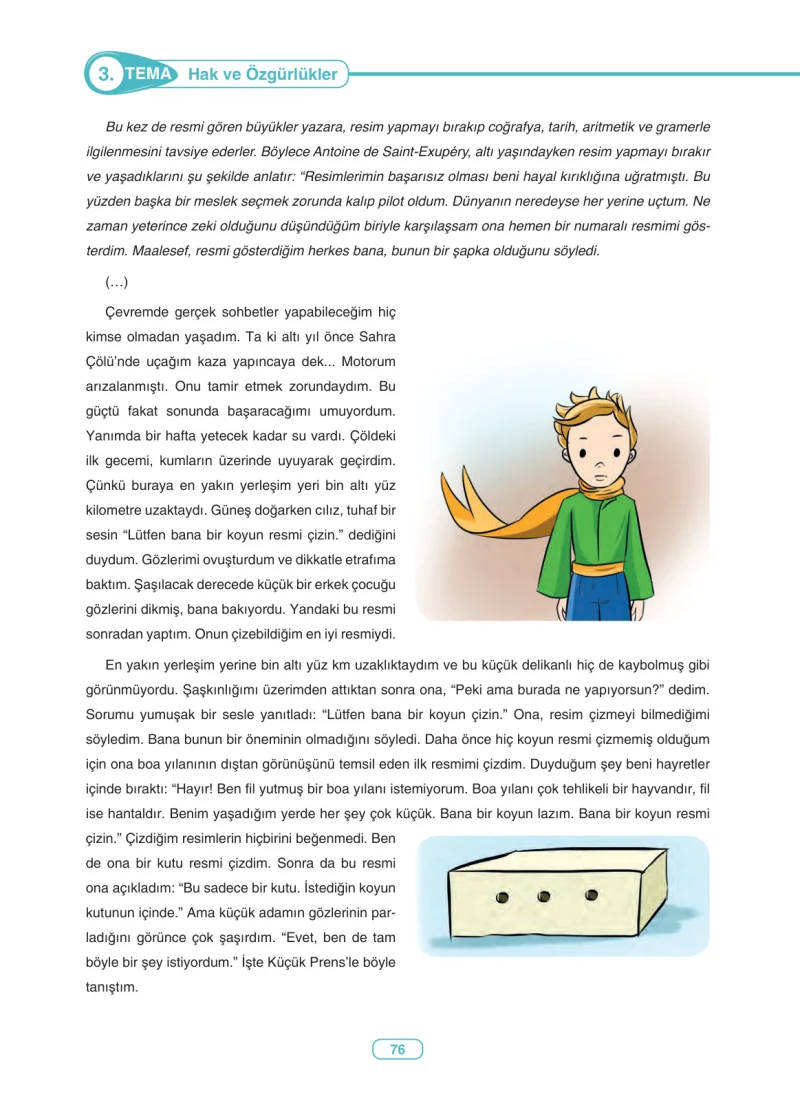 6. Sınıf Türkçe Ders Kitabı Cevapları Anka Yayınları Sayfa 76