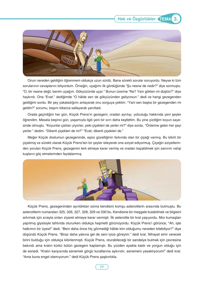 6. Sınıf Türkçe Ders Kitabı Cevapları Anka Yayınları Sayfa 77