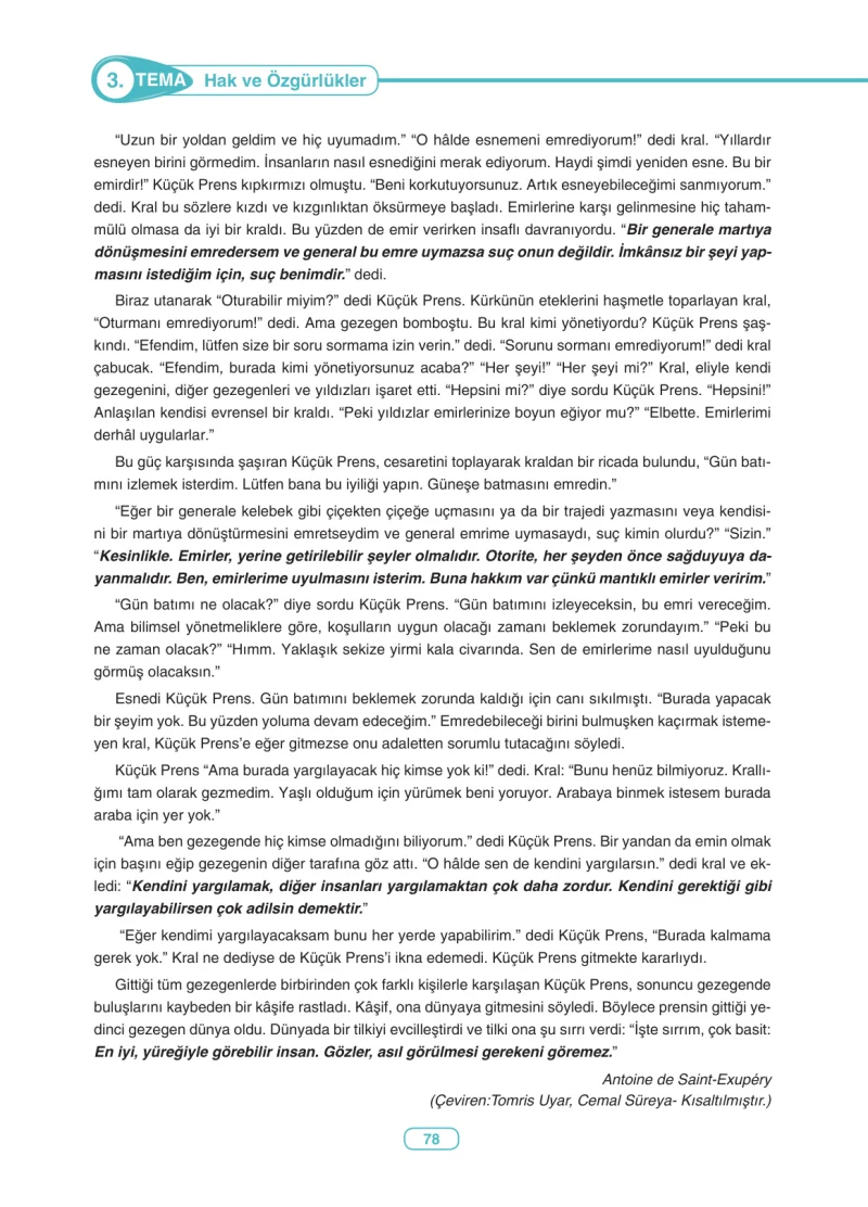 6. Sınıf Türkçe Ders Kitabı Cevapları Anka Yayınları Sayfa 78