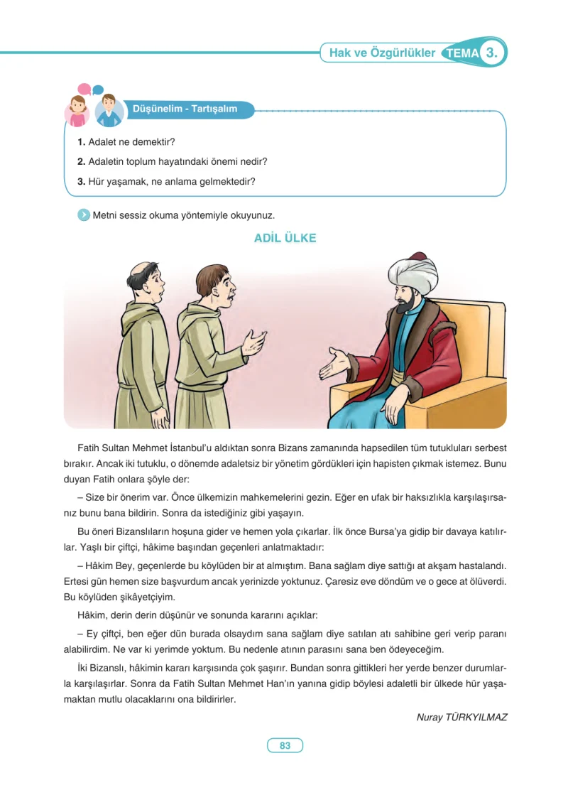 6. Sınıf Türkçe Ders Kitabı Cevapları Anka Yayınları Sayfa 83