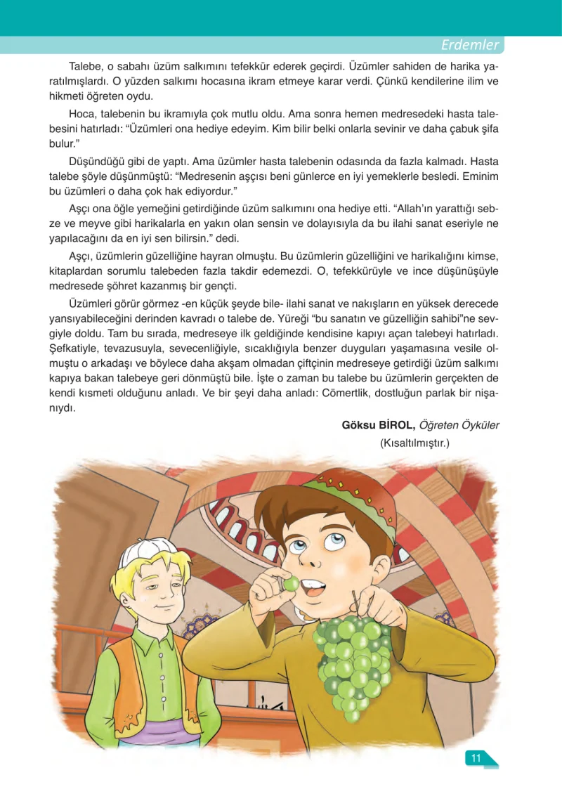 6. Sınıf Türkçe Ders Kitabı Cevapları Ata Yayınları Sayfa 11