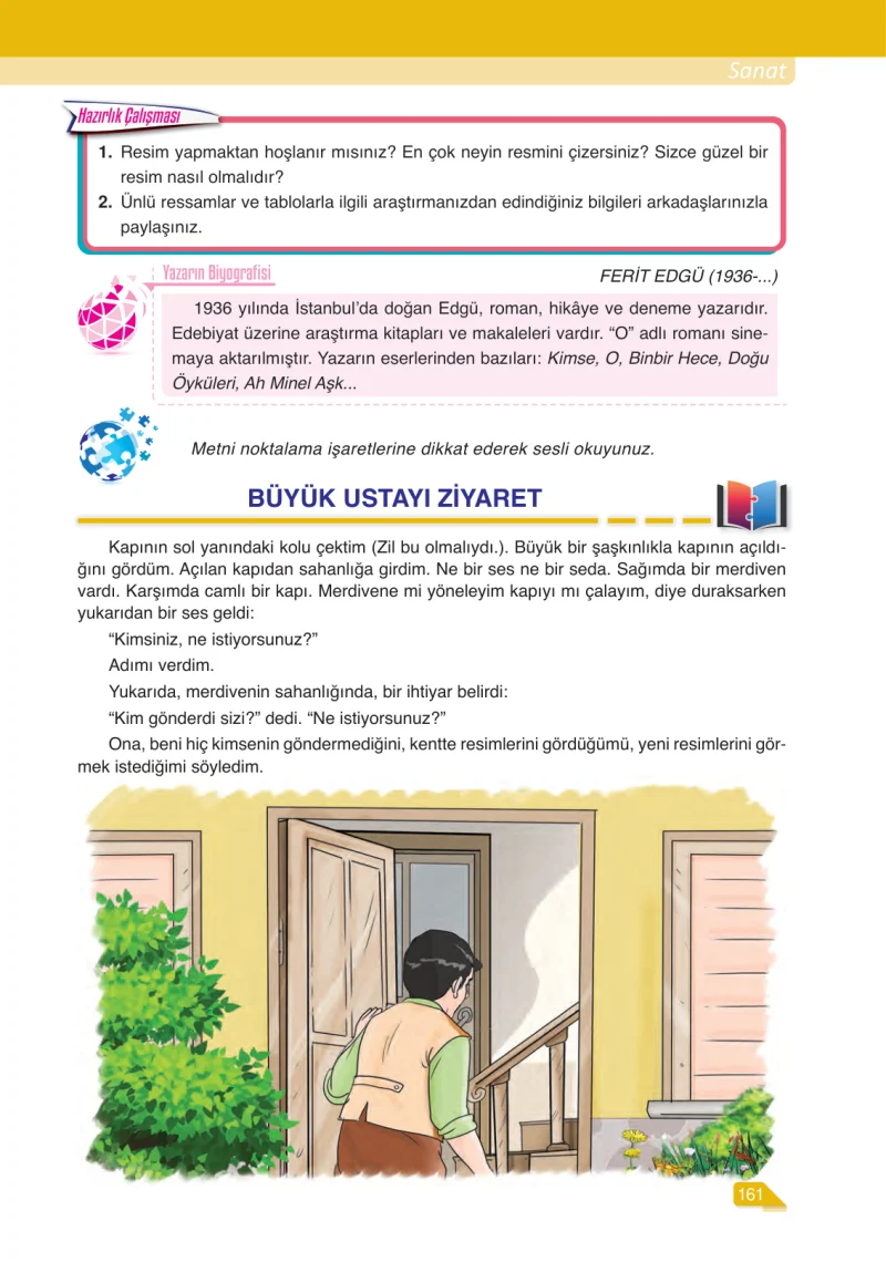 6. Sınıf Türkçe Ders Kitabı Cevapları Ata Yayınları Sayfa 161