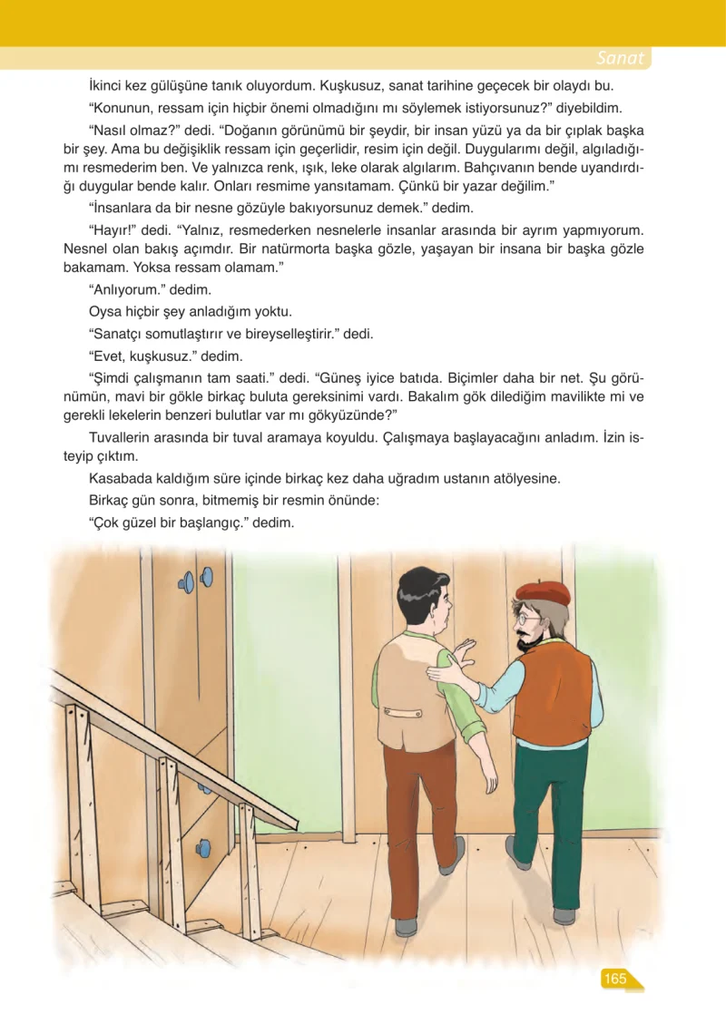 6. Sınıf Türkçe Ders Kitabı Cevapları Ata Yayınları Sayfa 165