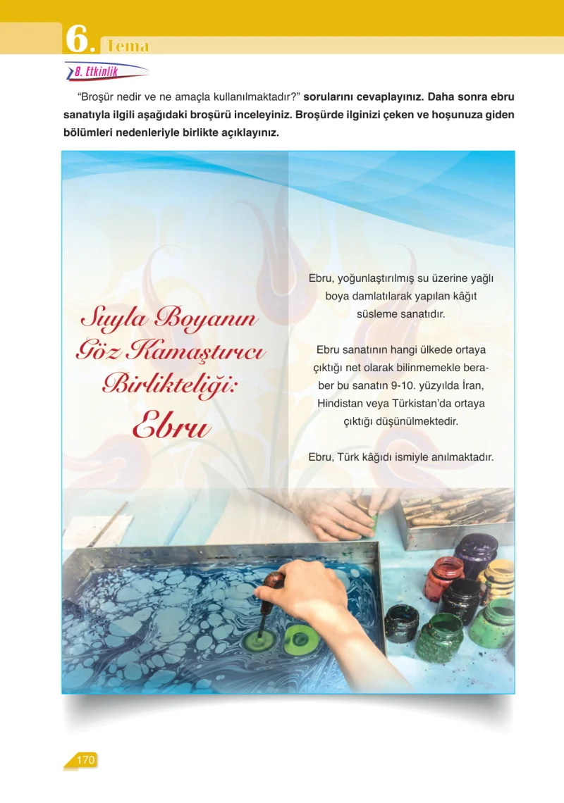 6. Sınıf Türkçe Ders Kitabı Cevapları Ata Yayınları Sayfa 170