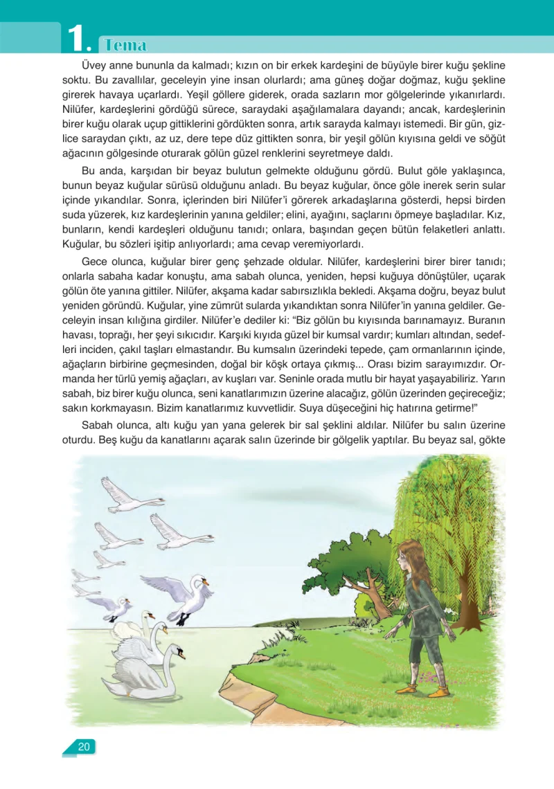 6. Sınıf Türkçe Ders Kitabı Cevapları Ata Yayınları Sayfa 20