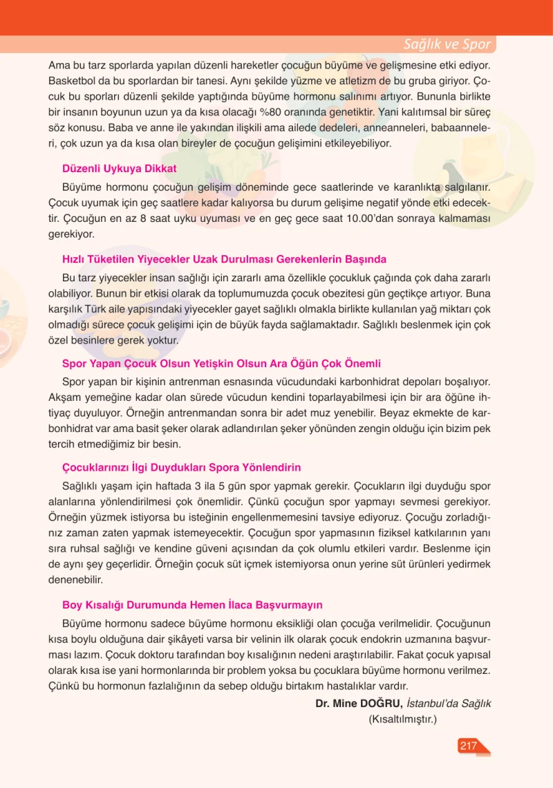 6. Sınıf Türkçe Ders Kitabı Cevapları Ata Yayınları Sayfa 217