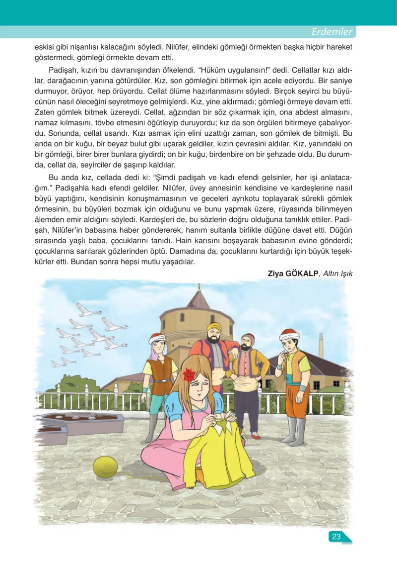 6. Sınıf Türkçe Ders Kitabı Cevapları Ata Yayınları Sayfa 23