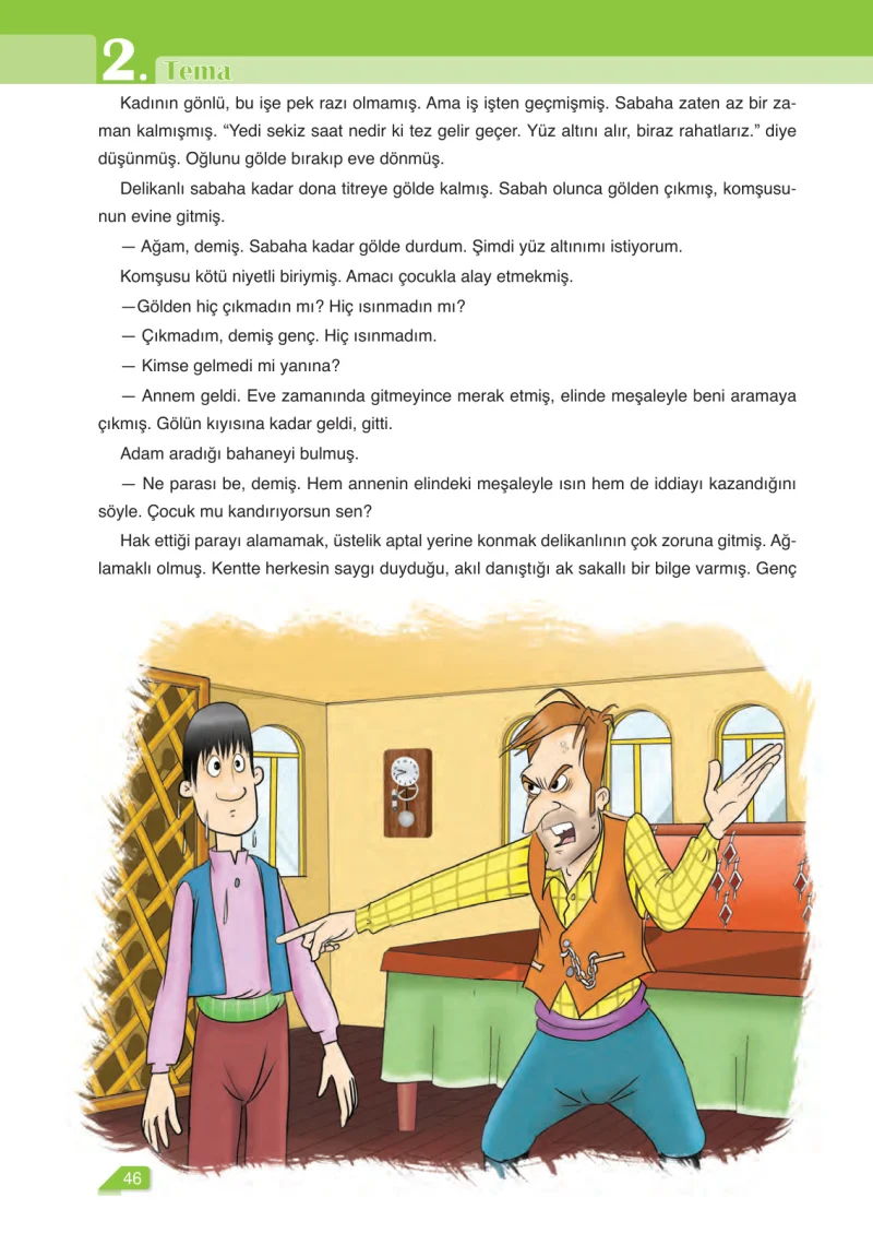 6. Sınıf Türkçe Ders Kitabı Cevapları Ata Yayınları Sayfa 46
