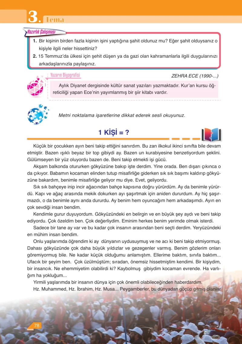 6. Sınıf Türkçe Ders Kitabı Cevapları Ata Yayınları Sayfa 78