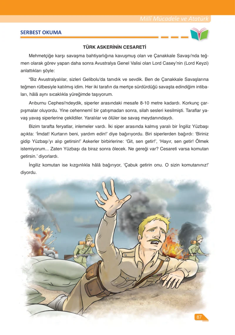 6. Sınıf Türkçe Ders Kitabı Cevapları Ata Yayınları Sayfa 87