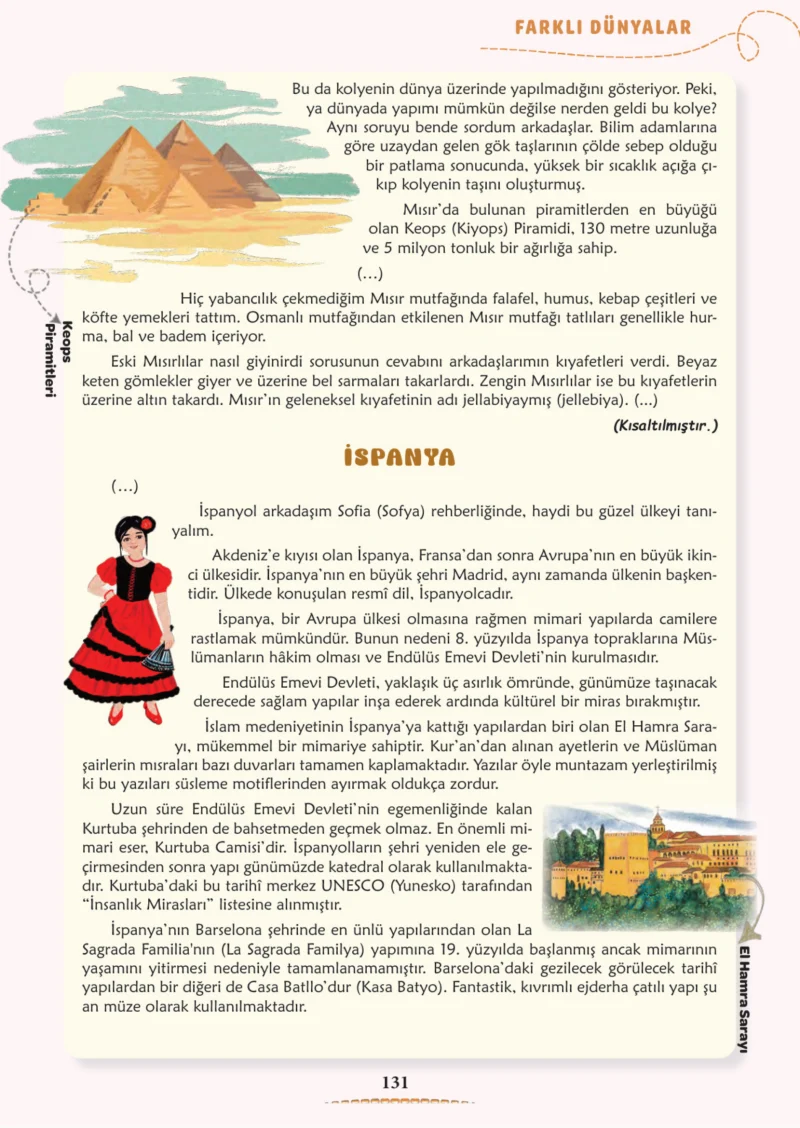 6. Sınıf Türkçe Ders Kitabı Cevapları Meb Yayınları 1. Kitap Sayfa 131