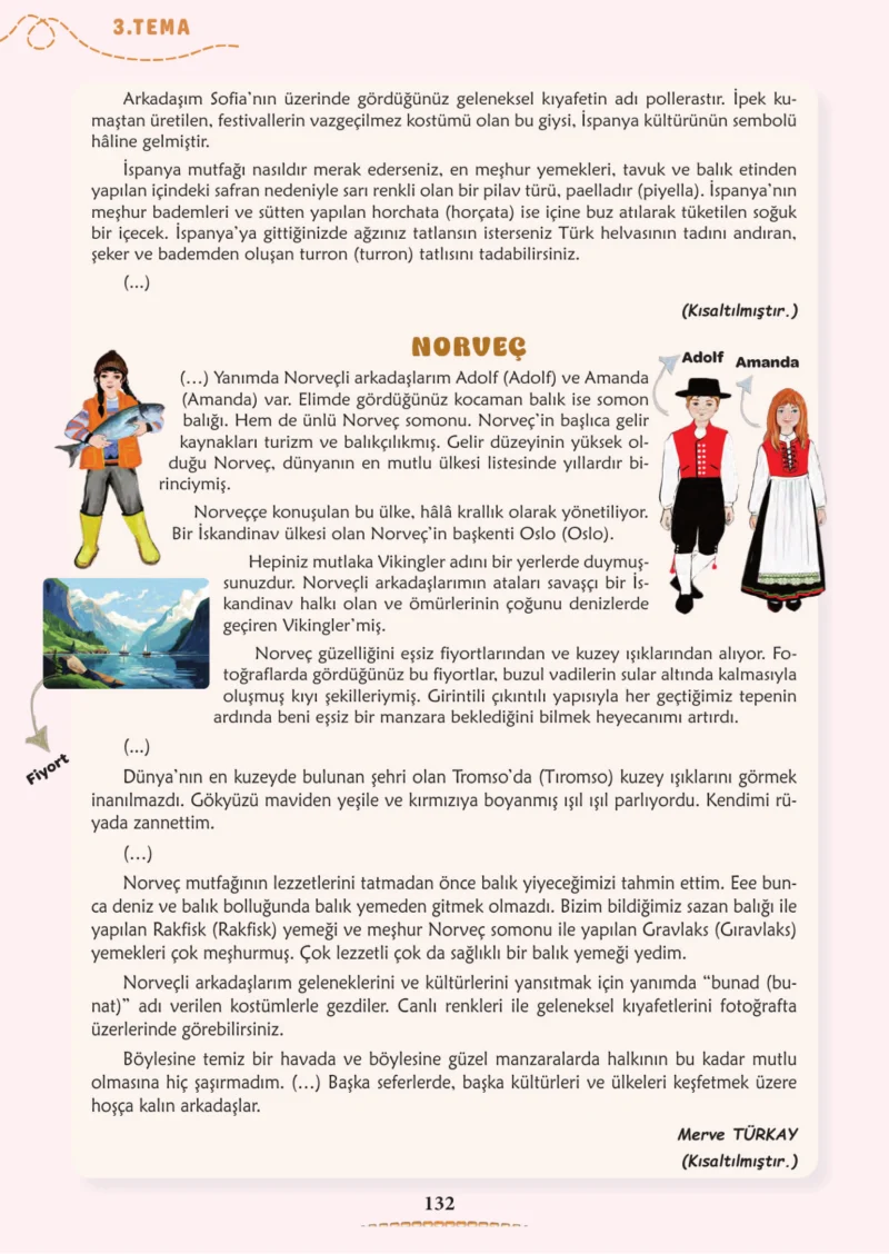 6. Sınıf Türkçe Ders Kitabı Cevapları Meb Yayınları 1. Kitap Sayfa 132