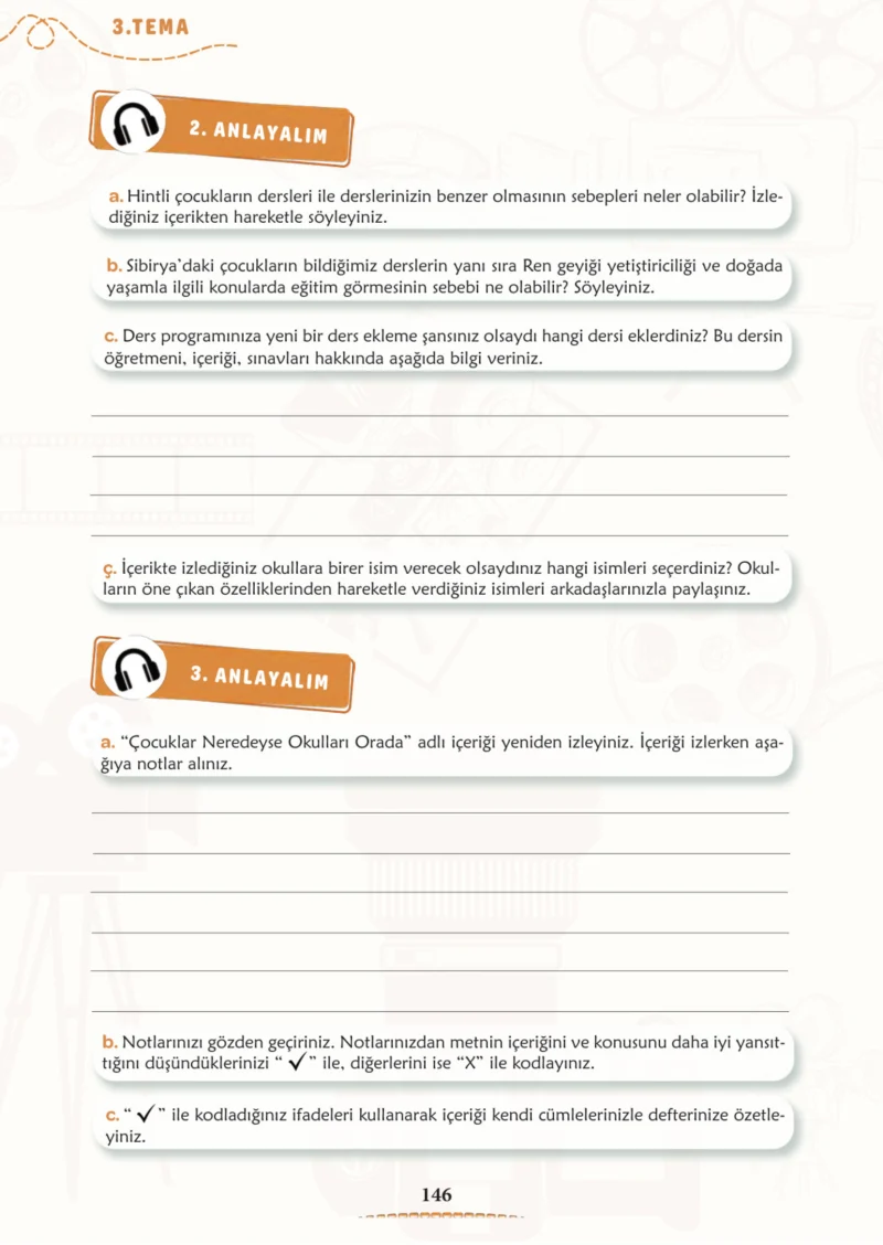 6. Sınıf Türkçe Ders Kitabı Cevapları Meb Yayınları 1. Kitap Sayfa 146