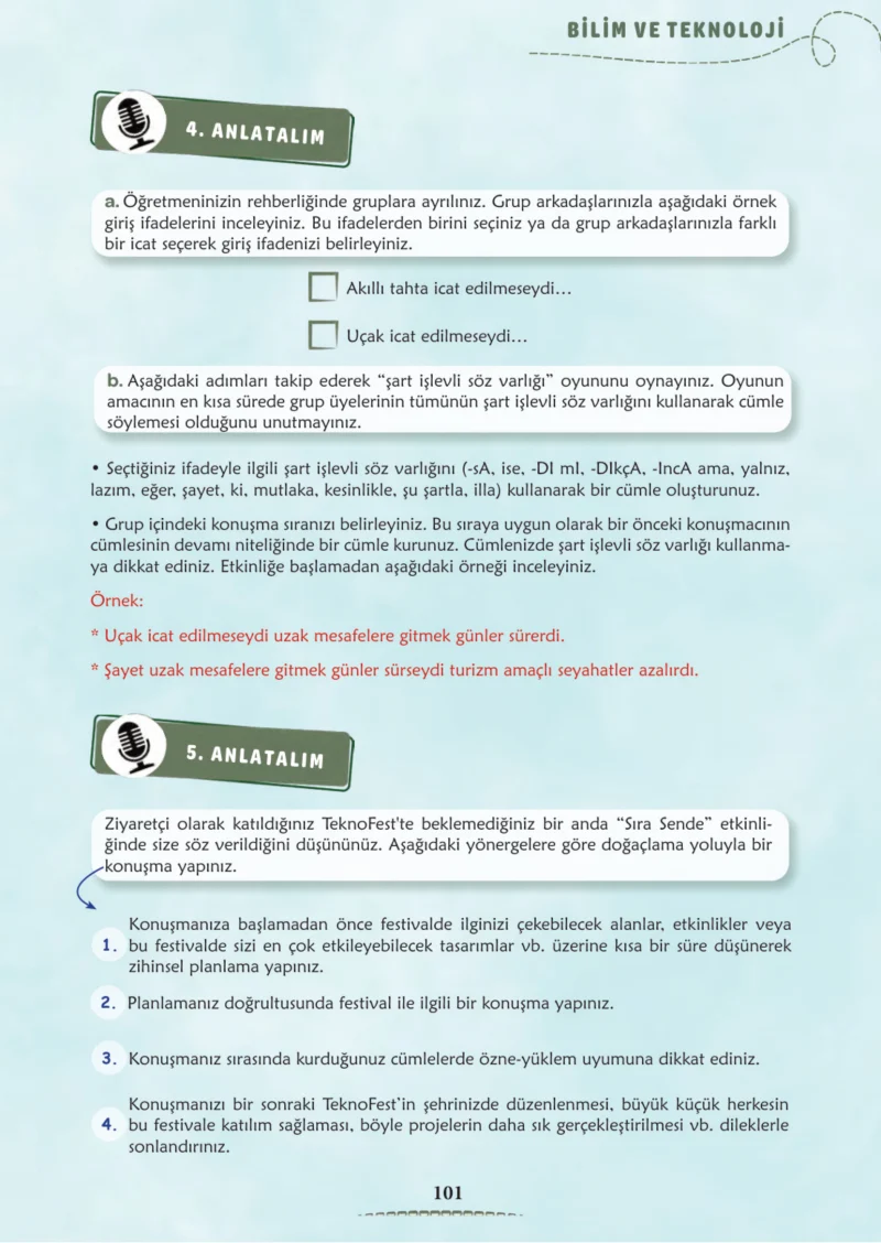6. Sınıf Türkçe Ders Kitabı Cevapları Meb Yayınları 2. Kitap Sayfa 101