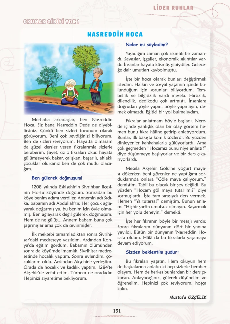 6. Sınıf Türkçe Ders Kitabı Cevapları Meb Yayınları 2. Kitap Sayfa 151