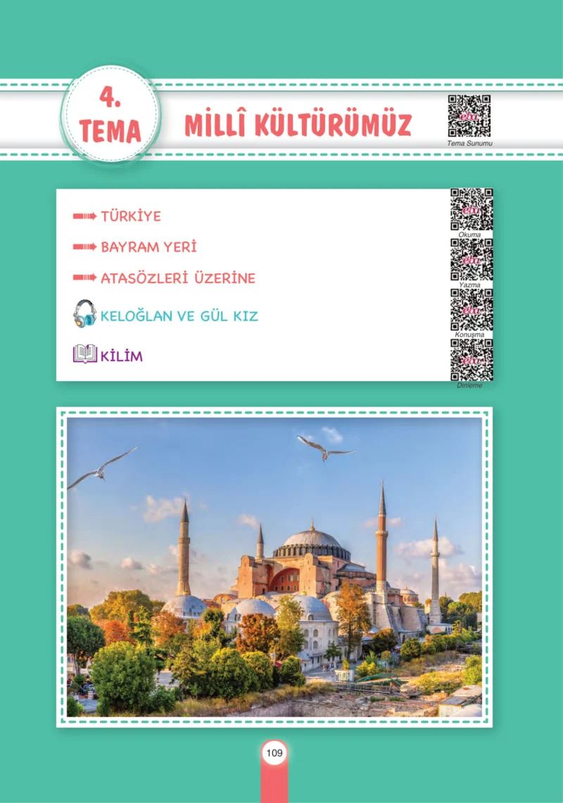 6. Sınıf Türkçe Ders Kitabı Cevapları Yıldırım Yayınları Sayfa 109