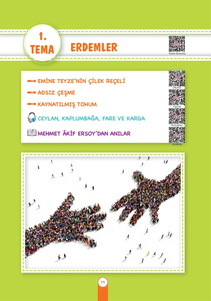 6. Sınıf Türkçe Ders Kitabı Cevapları Yıldırım Yayınları Sayfa 11