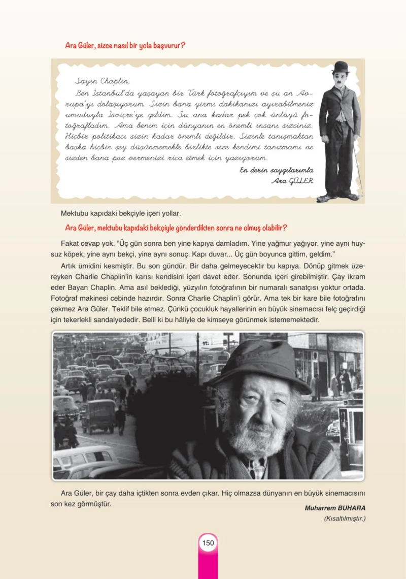 6. Sınıf Türkçe Ders Kitabı Cevapları Yıldırım Yayınları Sayfa 150