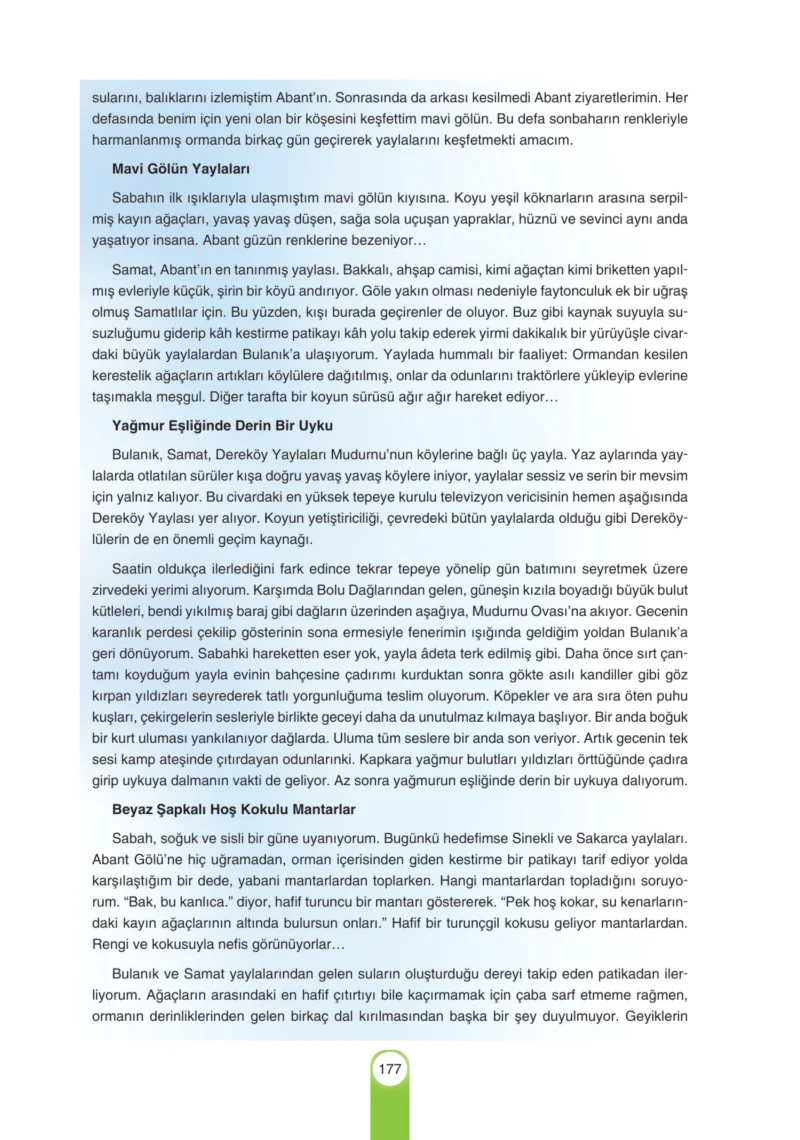 6. Sınıf Türkçe Ders Kitabı Cevapları Yıldırım Yayınları Sayfa 177
