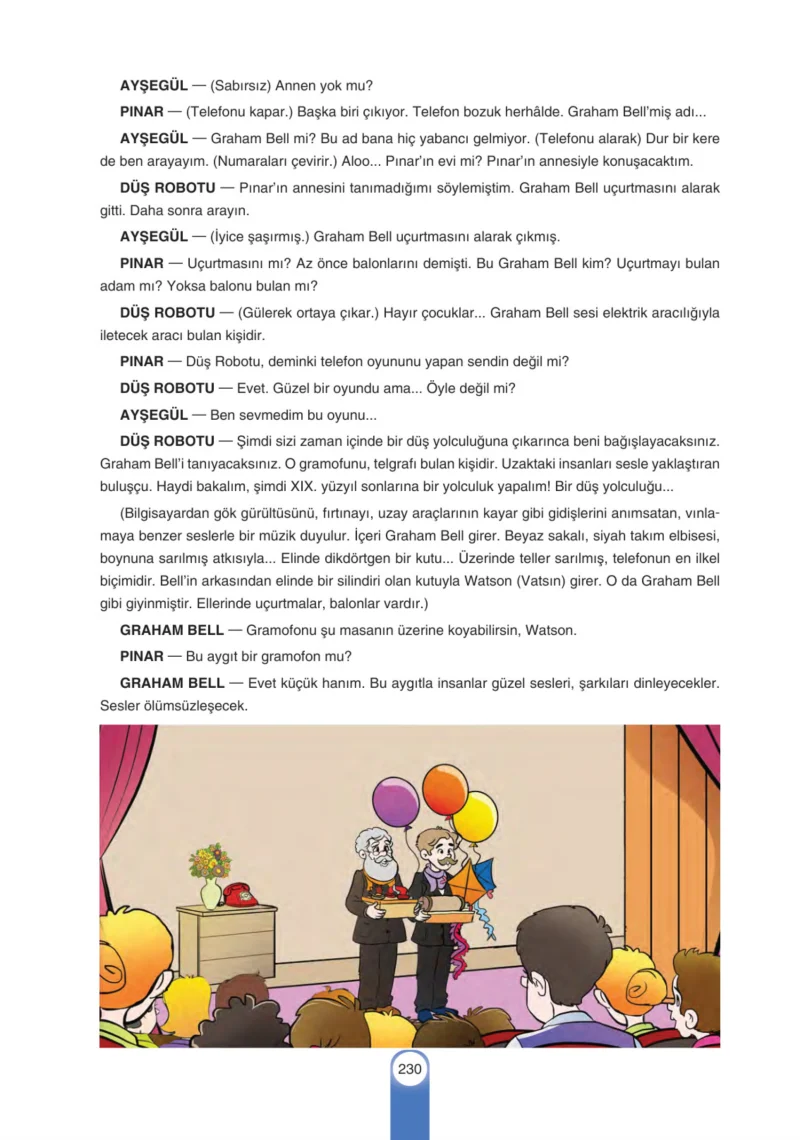 6. Sınıf Türkçe Ders Kitabı Cevapları Yıldırım Yayınları Sayfa 230
