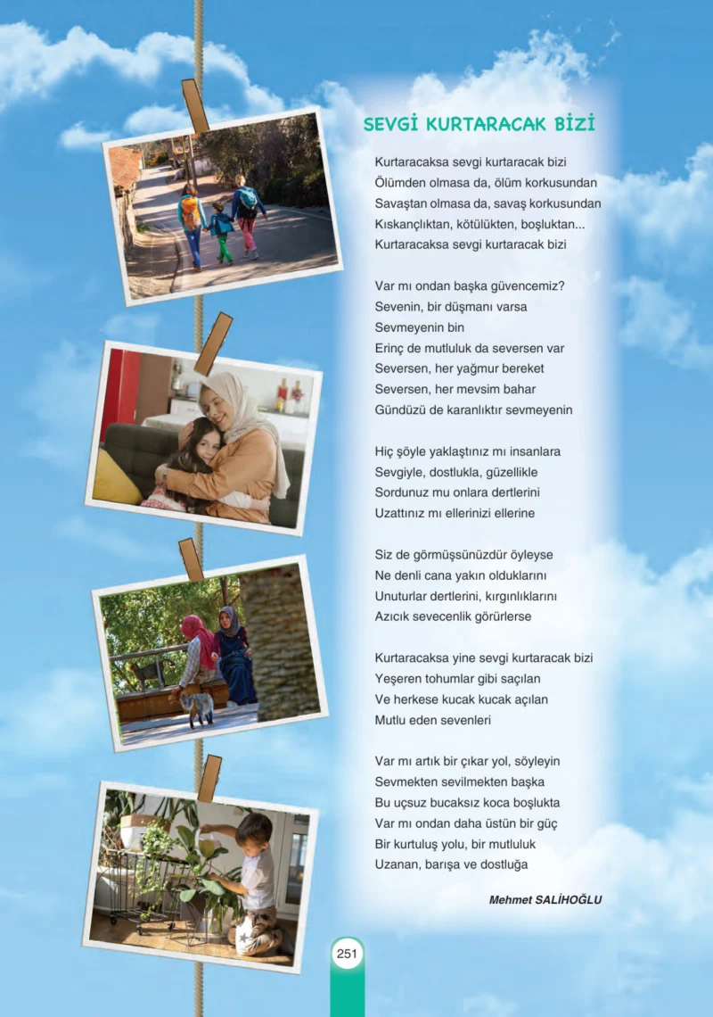6. Sınıf Türkçe Ders Kitabı Cevapları Yıldırım Yayınları Sayfa 251