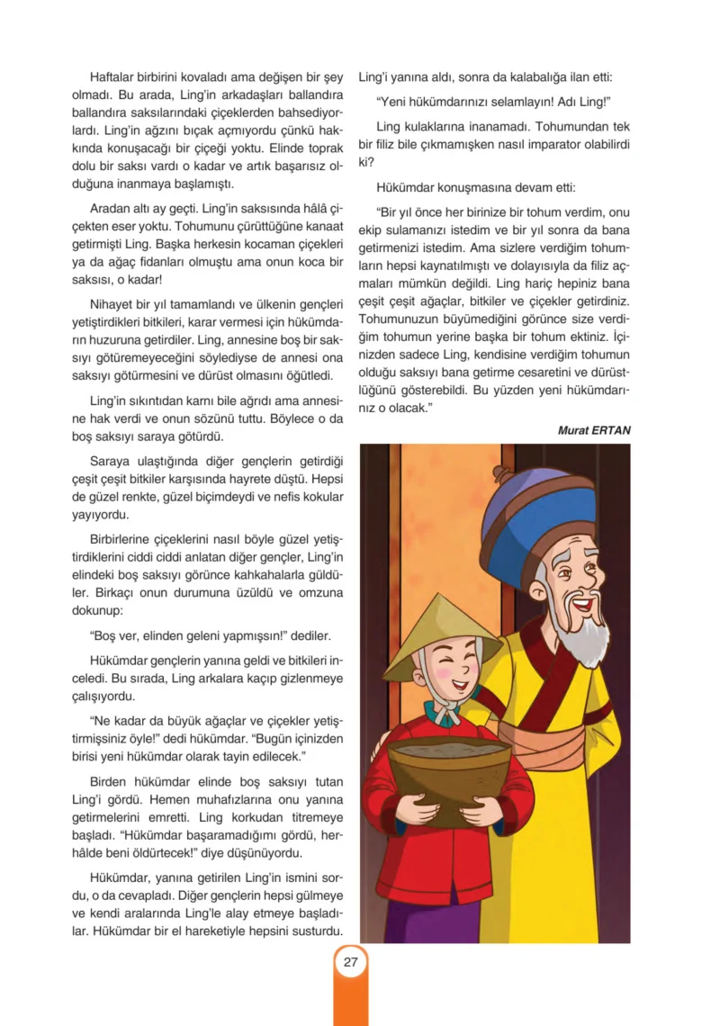 6. Sınıf Türkçe Ders Kitabı Cevapları Yıldırım Yayınları Sayfa 27