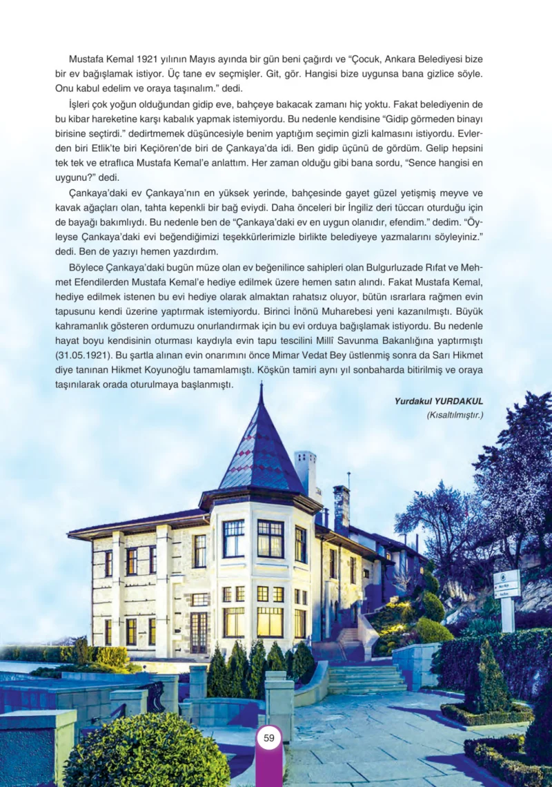6. Sınıf Türkçe Ders Kitabı Cevapları Yıldırım Yayınları Sayfa 59